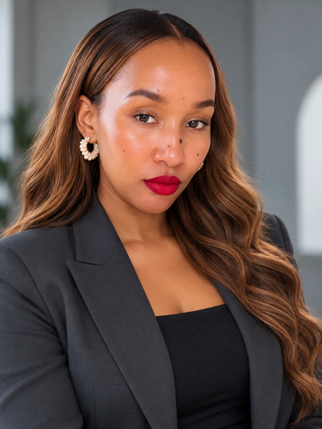 Portrait of Palesa Pheeha, founder of Palesa Pheeha Interiors